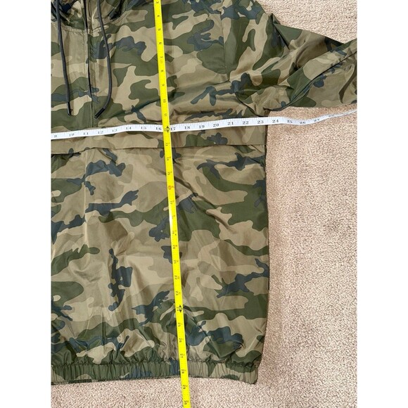 Camo Anorak Pullover – H&M Men’s Windbreaker Jacket, Size Medium - Streetwear - Picture 7 of 12